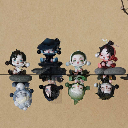 SKULLPANDA - The Ink Plum Blossom Figures