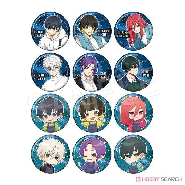 Blue Lock Trading Gilding Style Mat Can Badges